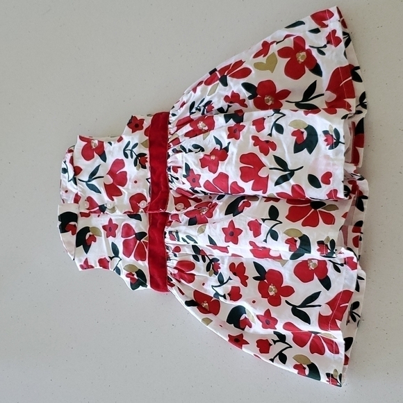 Carter's Carter's Floral Sateen Holiday Dress Size 6 months - Picture 7 of 11